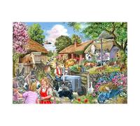 The House Of Puzzles, At The Farm Gate, Big 500 Piece Jigsaw Puzzle, Multi