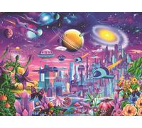 Cosmic City XXL 200 Piece Puzzle Ravensburger Multi One Size