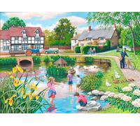 The House Of Puzzles, Duck Pond, Big 250 Piece Jigsaw Puzzle, Multi