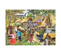 The House Of Puzzles, Horses & Hounds, Big 500 Piece Jigsaw Puzzle, Multi