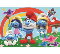 Trefl 14374 Smurfs Smurf's Day Puzzle 24 Maxi 24 Large Elements Creative Entertainment for Children from 3 Years Multi-Coloured