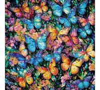 XXL Pieces - Stained Glass Butterflies