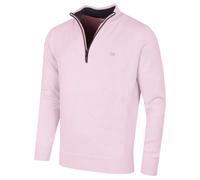 Calvin Klein Mens 1/2 Zip CK Golf Sweater - Pink - XXL