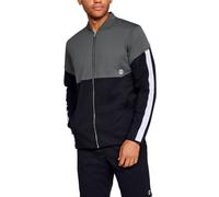 (XXL, Pitch Grey) Under Armour Mens Athlete Recovery Warm Up Lightweight Full-Zip Sweater