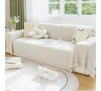 XXL Plaid for Corner Sofa Anti-Slip Throw Blanket Cover 180x420cm Stylish Plaid Design Perfect for Home Décor Soft & Material Ideal for Living Room