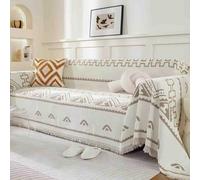 XXL Plaid for Sofa Large Non-Slip Couch Throw Corner Sofa Cover Dog-Friendly Blanket Oversized Couch Protector (180x380cm Style #323)