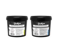 XXL Premium Structural Paste in Bucket 3.5kg + 3.5kg - White - Filler & Modelling Paste for Acrylic Painting & Canvas - 3D Effects, Textures & Reliefs (Coarse + Fine Grain)
