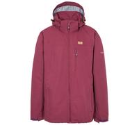 (XXL, Prune) Trespass Mens Waterproof Jacket With Hood Weir
