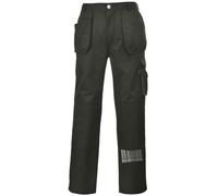 (XXL R, Black) Portwest Mens Slate Holster Work Trousers