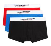 (XXL, Red/Blue/Black) Diesel Mens Umbx-Damien Boxer Shorts (Pack of 3)