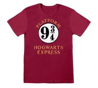 (XXL, Red) Harry Potter Mens Hogwarts Express T-Shirt