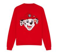 (XXL, Red) Paw Patrol Unisex Adult Grin Marshall Sweatshirt