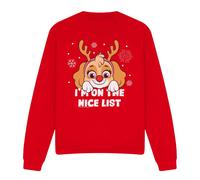 (XXL, Red) Paw Patrol Unisex Adult Nice Christmas Skye Sweatshirt