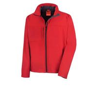 (XXL, Red) Result Mens Classic Soft Shell Jacket