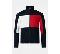 XXL Rossignol Mens Global Stripe Full Zip Midlayer Navy Size