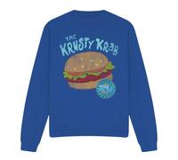 (XXL, Royal Blue) SpongeBob SquarePants Unisex Adult Krusty Krab Sweatshirt