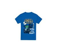 (XXL, Royal Blue) Star Wars Mens Swipe Grogu T-Shirt