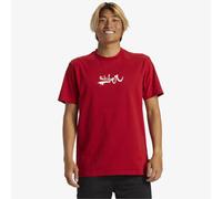 (XXL, Salsa) Quiksilver Mens Impaired Logo DNA Short Sleeve T-Shirt Crew Neck Tee Top Surf