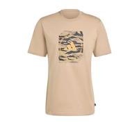 (XXL, Sand) Adidas Mens Logo Cotton T-Shirt