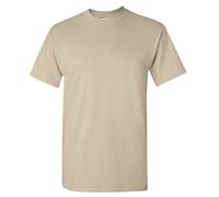 (XXL, Sand) Gildan Mens Ultra Cotton Short Sleeve T-Shirt