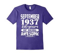 (XXL) September 1937 - 80th Birthday Gifts Funny Shirt-Father's Day