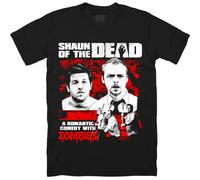 (XXL) SHAUN OF THE DEAD: A ROMANTIC COMEDY - T-SHIRT
