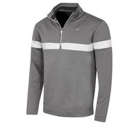 (XXL, Silver Marl) Calvin Klein Mens 2026 Scale CK Insul-Lite 1/2 Zip Golf Sweater