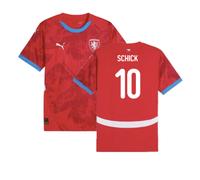 (XXL - Size 18) 2024-2025 Czech Republic Home Shirt (Ladies) (Schick 10)