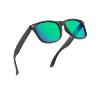 XXL Size Extra Large Polarized Sunglasses 155MM for Big Wide Heads Men TR90 Ultralight UV400 Protection Glasses, Matte Black | Polarized Green Mirror, Extra Large Fit