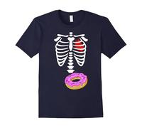 (XXL) Skeleton Donut X-Ray I Heart (Love) Donut T-Shirt-Father's Day