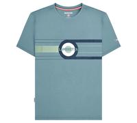 (XXL, Smoke Blue) Lambretta Mens Target Band T-Shirt