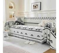 XXL Sofa Throw Blanket Non-Slip Couch Cover Large Plaid Sofa Protector for Dogs Oversized 180x180cm Couch Cover Stylish Living Room Décor (#321)