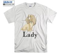 (XXL) Spaghetti Lady Couples The Tramp T-shirt