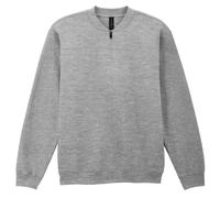 (XXL, Sport Grey) Gildan Unisex Adult Softstyle Midweight Quarter Zip Sweatshirt