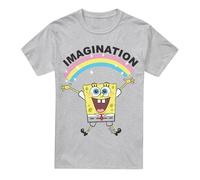 (XXL, Sport Heather) SpongeBob SquarePants Mens Imagination 2 T-Shirt