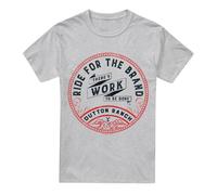 (XXL, Sport Heather) Yellowstone Mens There's Work to Be Done T-Shirt