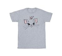 (XXL, Sports Grey) Disney Mens Classics Marie Face Pocket T-Shirt