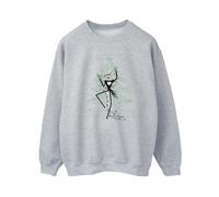 (XXL, Sports Grey) Disney Womens/Ladies The Nightmare Before Christmas Tree Green Sweatshirt