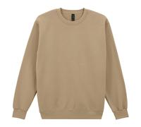 (XXL, Tan) Gildan Unisex Adult Hammer Maxweight Crew Neck Sweatshirt