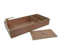 Xxl Tortoise Table Small Pet Reptile Wooden House Hide Shelter Den With Run 45"