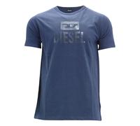 Diesel Mens Monotone Logo T-Shirt - Total Eclipse - XXL - Total Eclipse