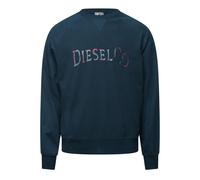 (XXL, Total Eclipse) Diesel Mens Waffle Knit Raglan Sweatshirt