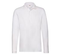 Fruit of the Loom Mens Cotton Pique Long-Sleeved Polo Shirt RW9661