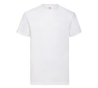 (XXL, White) Fruit of the Loom Unisex Adult Valueweight Cotton T-Shirt