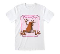 (XXL, White) Harry Potter Unisex Adult Chocolate Frog T-Shirt