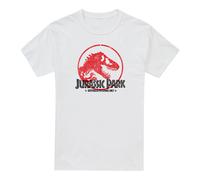 (XXL, White) Jurassic Park Mens Vintage T-Shirt