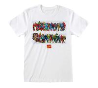 (XXL, White) Marvel Comics Unisex Adult Character T-Shirt