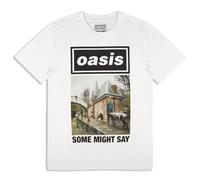 (XXL, White) Oasis Some Might Say Single Cover T Shirt