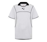 (XXL, White) Puma Mens Plain Contrast Piping Athletic Rugby Shirt