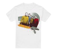 (XXL, White) Star Trek Mens Strange New Worlds T-Shirt